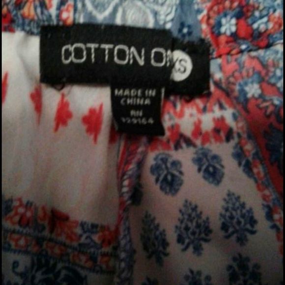 Cotton On Boho Hippie Patchwork Flowy Trendy Beachy Shorts - Picture 5 of 5